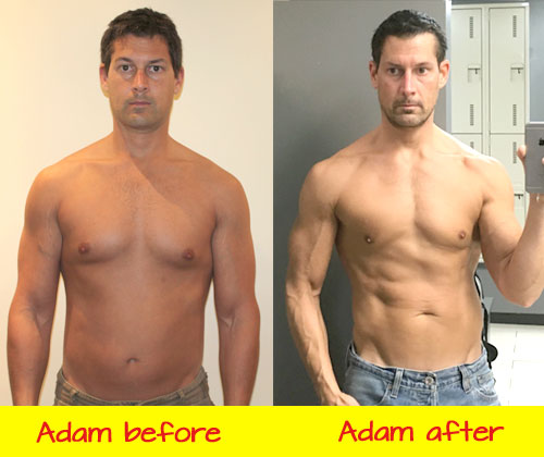 adam before after